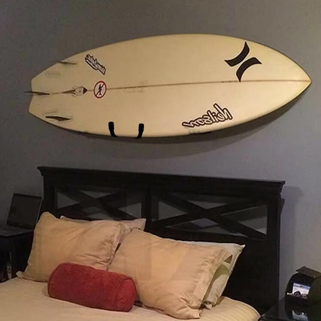 Wall Mount Surfboard Holder Bracket Multifunctional Wall Surfboard Hanger Hook Space Saving Wall Mounted Surfboard Rack