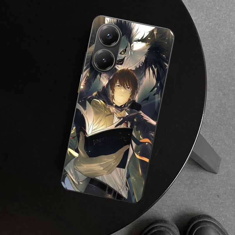 Чехол-обложка N-Note D-Death Yagami Light для Xiaomi Poco X6 X5 X7 Pro F7 Ultra Redmi 15C 15 13C 13 12C 12 10C 10 10A 9C 9A 9