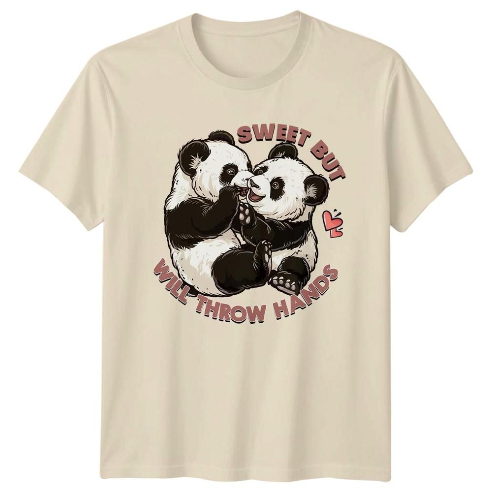Sweet But Will Throw TShirt Panda Animal Humor And Her