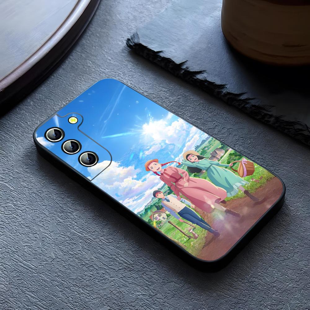 Мультяшный чехол для телефона «Аня из Зеленых Мезонинов» для Samsung Galaxy S26 S24 S23 S22 S25 S21 S20 Ultra Fe Plus A54 A24 A55 A53 Coque