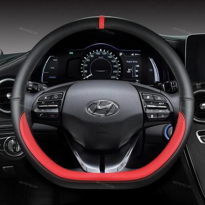 Для Hyundai ioniq 2016 2017 2018 2022 Автомобильный чехол на руль D Форма из искусственной кожи Авто аксессуары интерьер