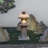 Solar Outdoor Stone Lantern for Garden, Lawn, and Courtyard