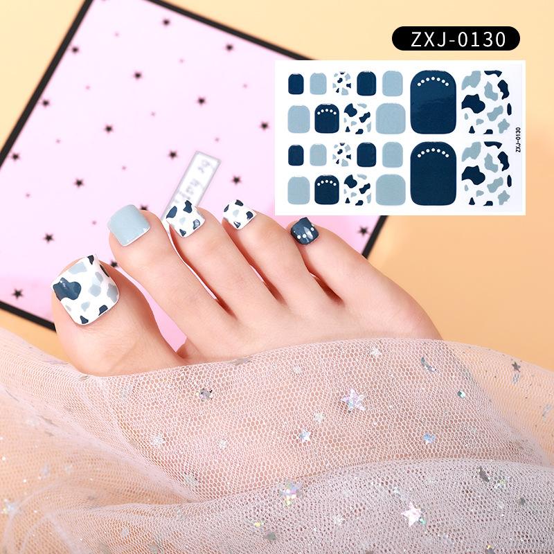 Летняя новая наклейка для ногтей, милая наклейка для ногтей на ногах, водонепроницаемая прочная наклейка для ногтей, декоративная женская