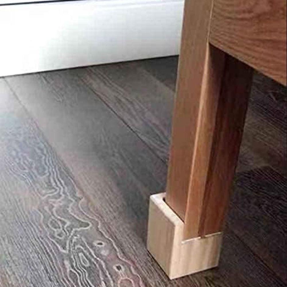 Ножка для мебели из массива дерева, подъемники для журнального столика, подъемники для кровати, подъемник, подкладка для подъема кроватки, инструмент для позиционирования