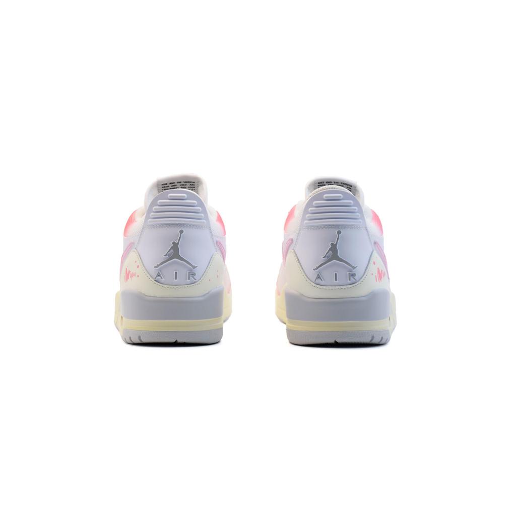 Jordan Legacy 312 101, Powder Love Letter Низкие винтажные мужские баскетбольные кроссовки Белый Розовый HJ9199-111(Команда196-)