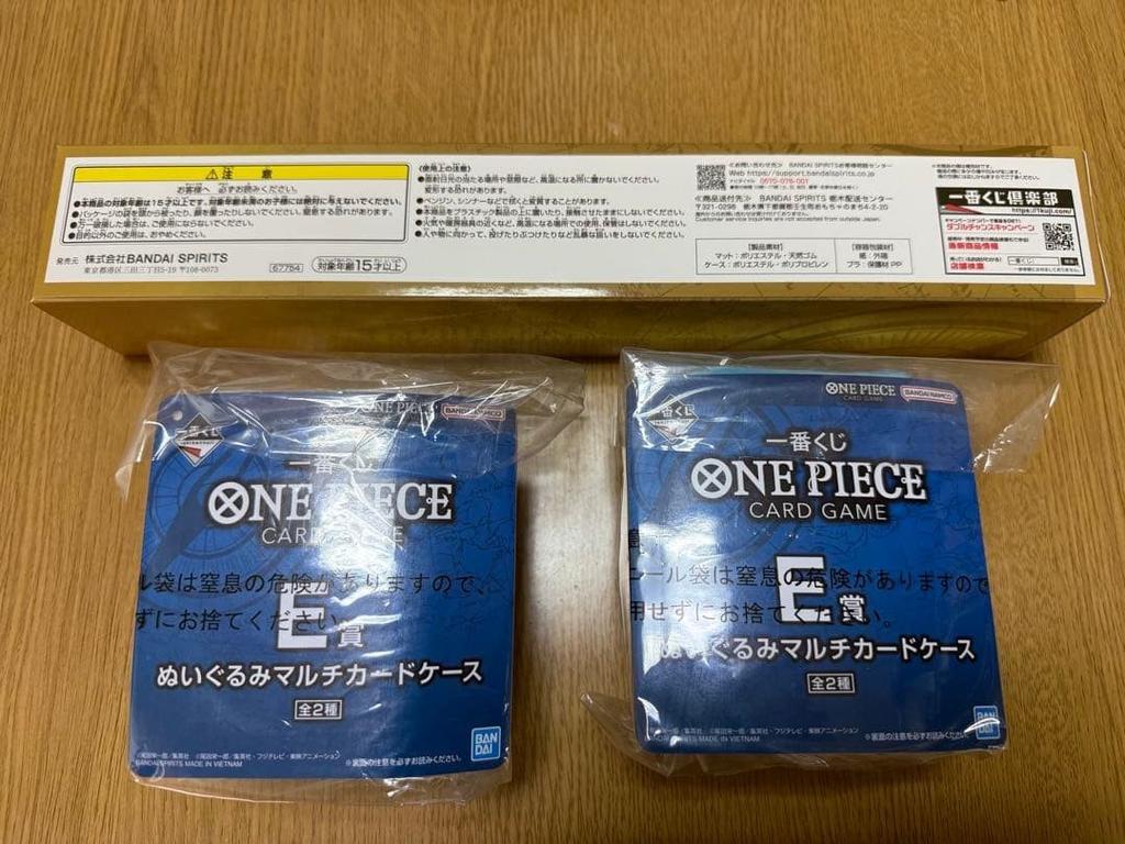 Ichiban Kuji ONE PIECE Последний коврик для игры Mat Case с плюшевой игрушкой для нескольких карт