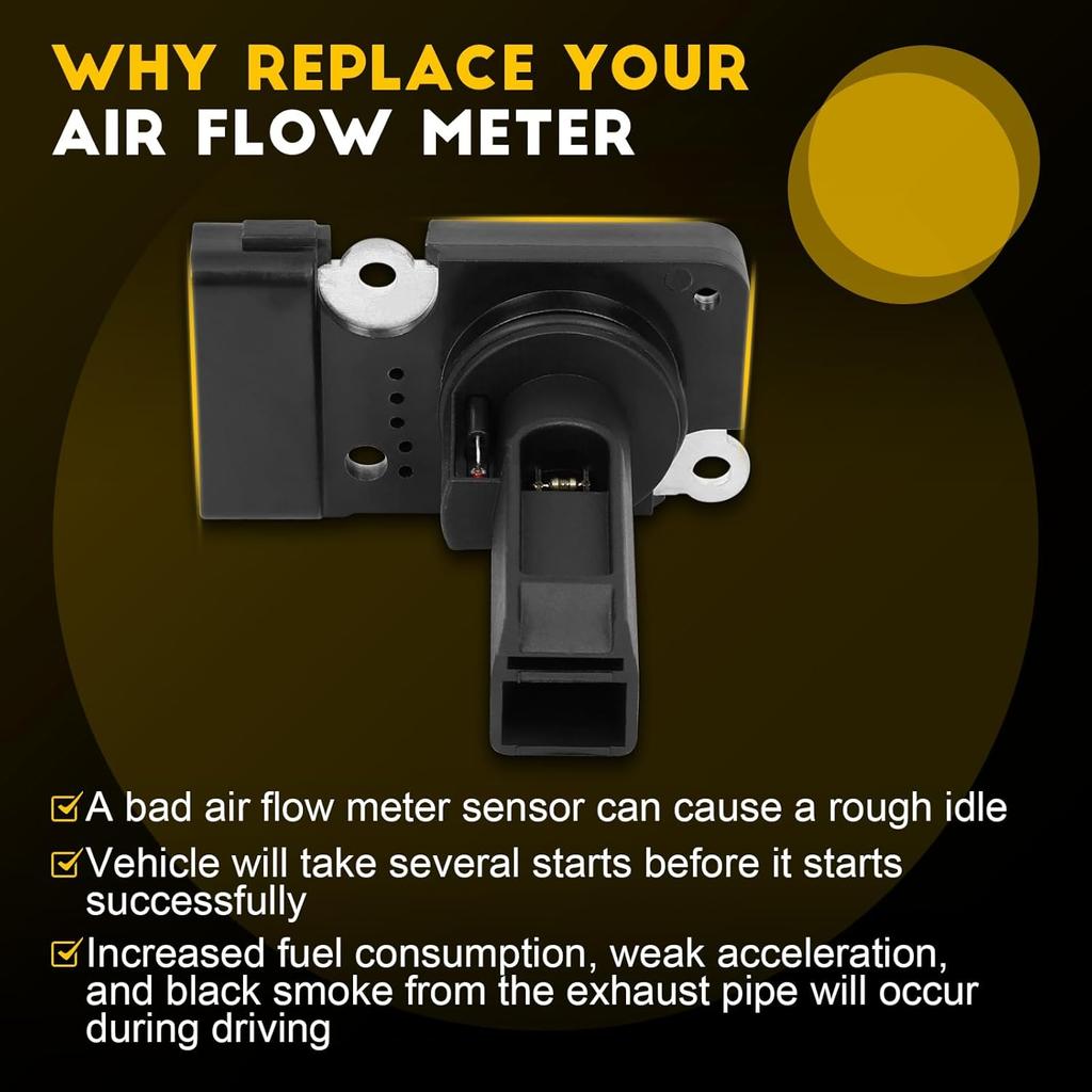 OCPTY Mass Air Flow Sensor AFH90M-01B Meter FITS for 2006-2007 for Chevrolet Express 3500 6.6L,2001-2006 for Chevrolet Silverado 2500 HD 6.6L,2007