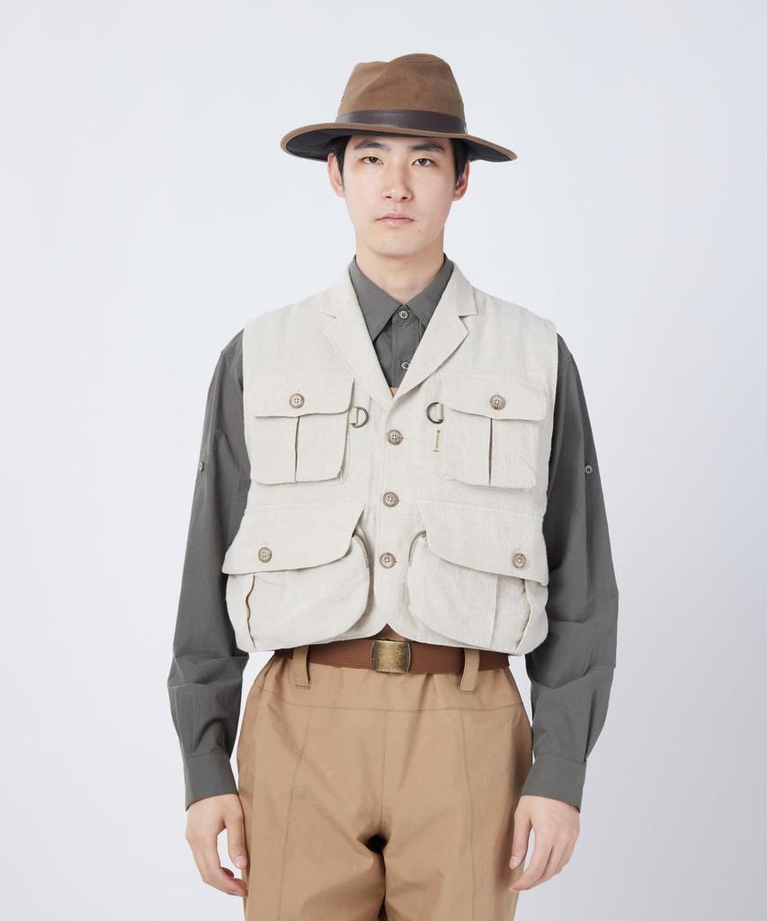 Snow Peak Tailored Fishing Vest Outerwear Vest XL BEIGE SPTL-JK-26SU901 Mid-layer Men's Women's