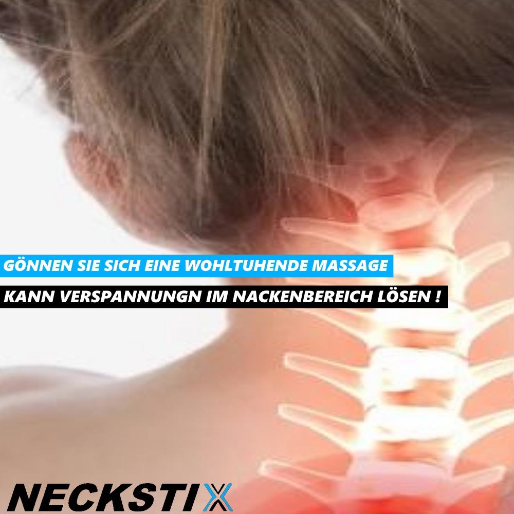 NECKSTIX Neck Massager Neck Legs Massage Roller Self Massage Stick