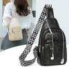 Vintage Shoulder Bag Women's Chest Bag PU Crossbody Bag
