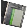 YoeeJob 3 Holes Clear PVC Zipper Binder Pocket ert Pages Letter Size, 8 1/2" x 11 Loose Leaf Binder Filing Storage Bags 8 Packs