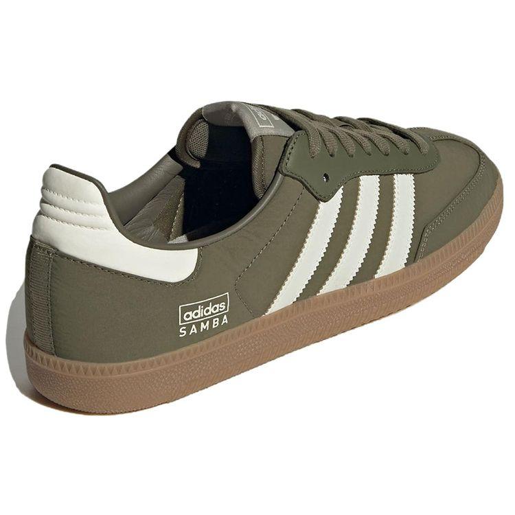 adidas Сумка из светоотражающего нейлона Samba OG — кроссовки унисекс оливкового цвета Green Wonder-White Gum IE3440