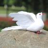Bird Peace Dove Spread Wings Simulation Dove Decoration Crafts White Pigeon  Home Decor