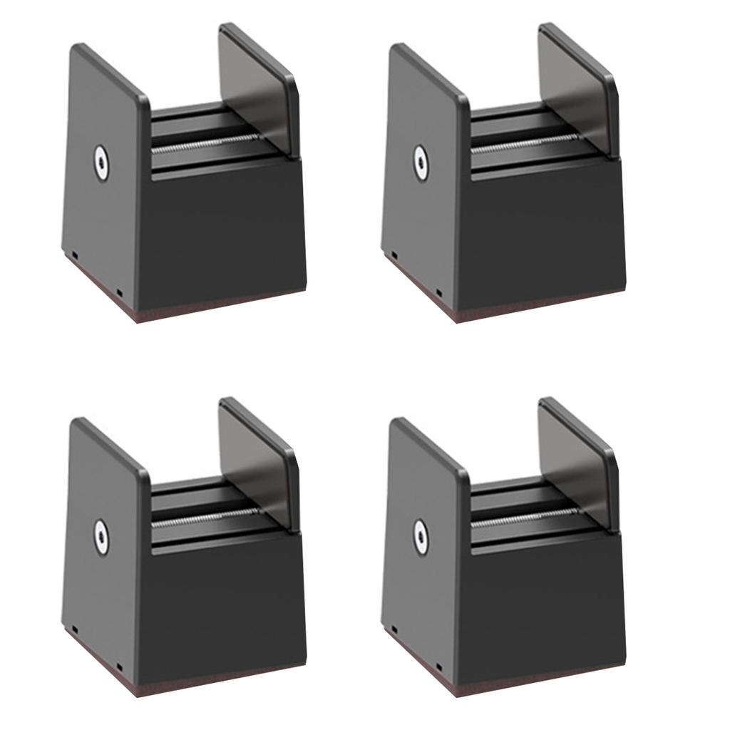 Набор из 4 многофункциональных 2-дюймовых подставок для кровати, мебельный подъемник, опора, удобный аксессуар для использования с диваном, столом, стулом, письменным столом