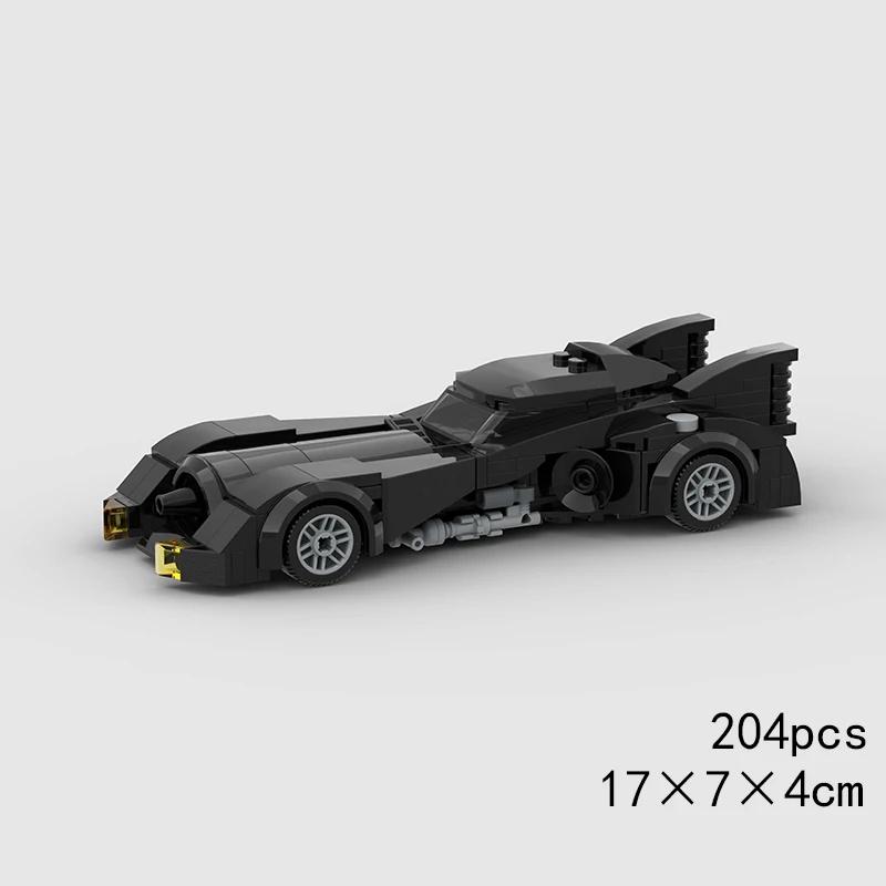 MOC Скоростной супергоночный автомобиль, модель гоночного автомобиля, строительные блоки, раллийный спортивный пикап, игрушечный город, технический рождественский подарок