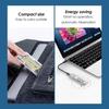 M.2 NVME SATA SSD Enclosure USB Type C 10Gbps 5Gbps PCI-E M2 SSD Transparent External Case Hard Disk Box for M2 2230/2242/2260/2280 SSD