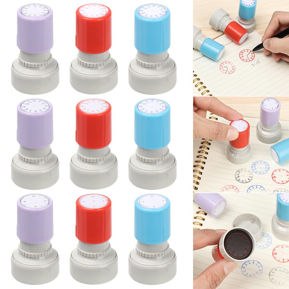 Seal Stamps Teaching Aids Clock Dial Student Teaching Tools Learning Recognition Clock Stamp