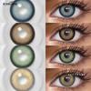 2PCS Colored Contact Lenses Light Blue Contact Lenses Natural Brown Light Gray Contact Lenses Green Cosmetic Lenses