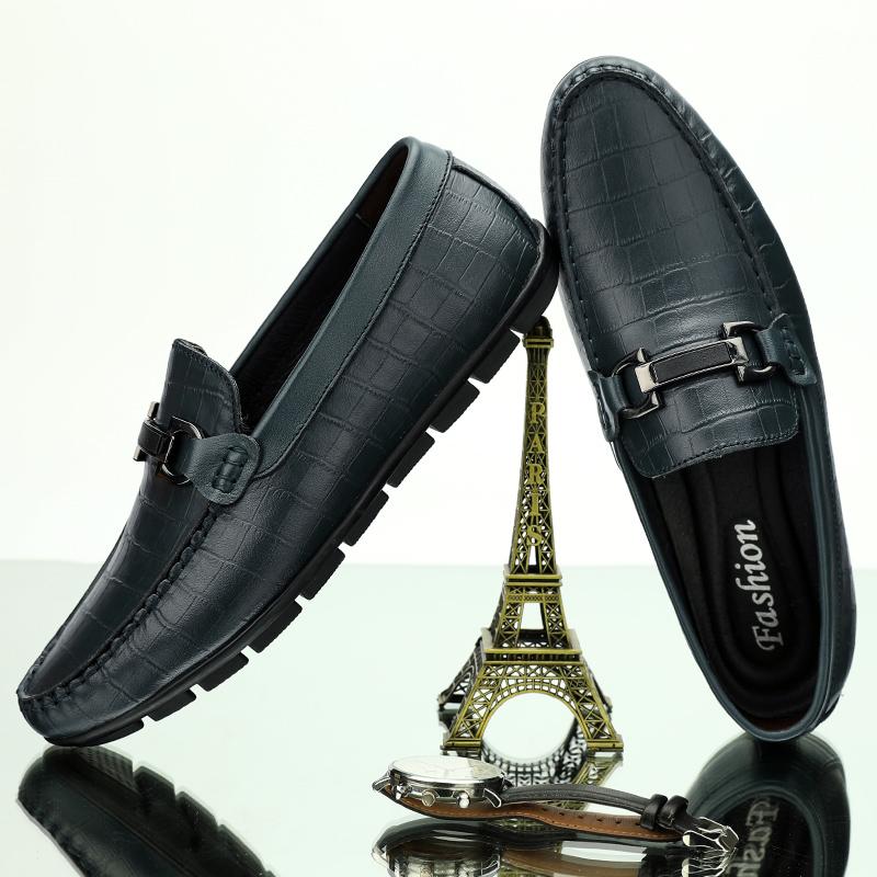FashionGenuine Leather Men Casual Shoes Retro Luxury Brand Classic Mens Loafers Moccasins Man Quality Breathable Business Slip On Shoes