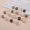 6PCS Fashion Anti-exhaust DIY Adjustable Coat Button Seamless buttons Detachable