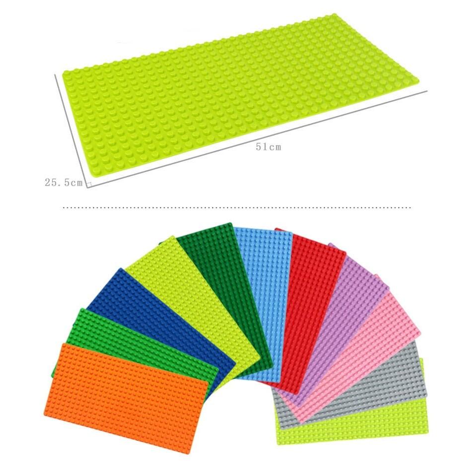 51*25,5 см Крупногабаритные строительные блоки Базовая плита Кирпичи Базовая плита DIY Развивающие игрушки для детей Кирпичная стена