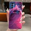 For Samsung Galaxy M13 Phone Case Aesthetic Cute Cat Fashion Transparent Soft Silicone Shell For Samsung M13 4G M 13 Back Covers