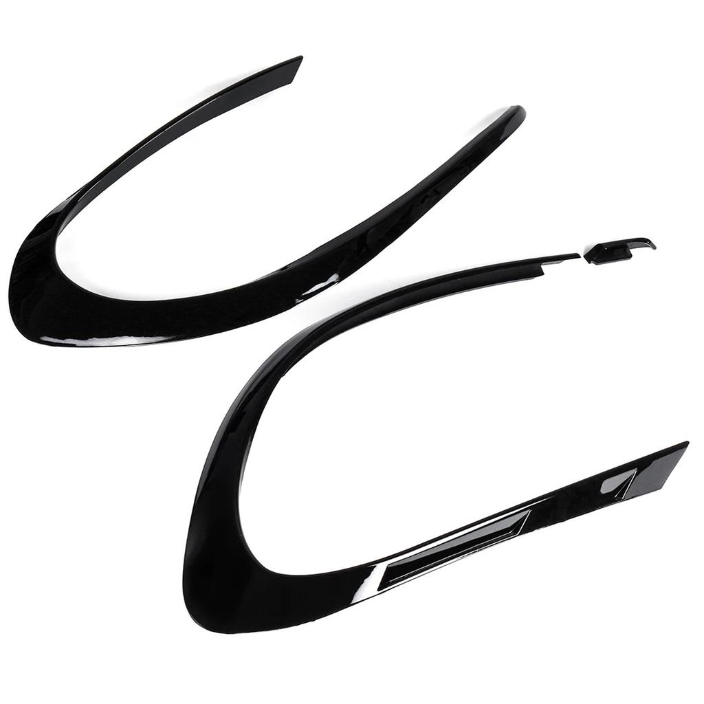 ABTU-Car Front Bumper Side Fog Light Splitter Spoiler For Mercedes BENZ CLA Class W117 C117 CLA45 CLA200 CLA220 AMG 2016-2018