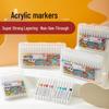 Моющийся мягкий акриловый маркер для детей - Наслаиваемый акварельный маркер для школьных художественных проектов