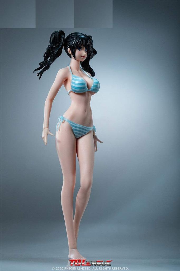 Масштабная фигурка TBLeague 2D девушка супер гибкое бесшовное тело большая грудь аниме девушка жемчужная кожа бикини в комплекте нет головы нет [TOYBARJAPAN] 1/6