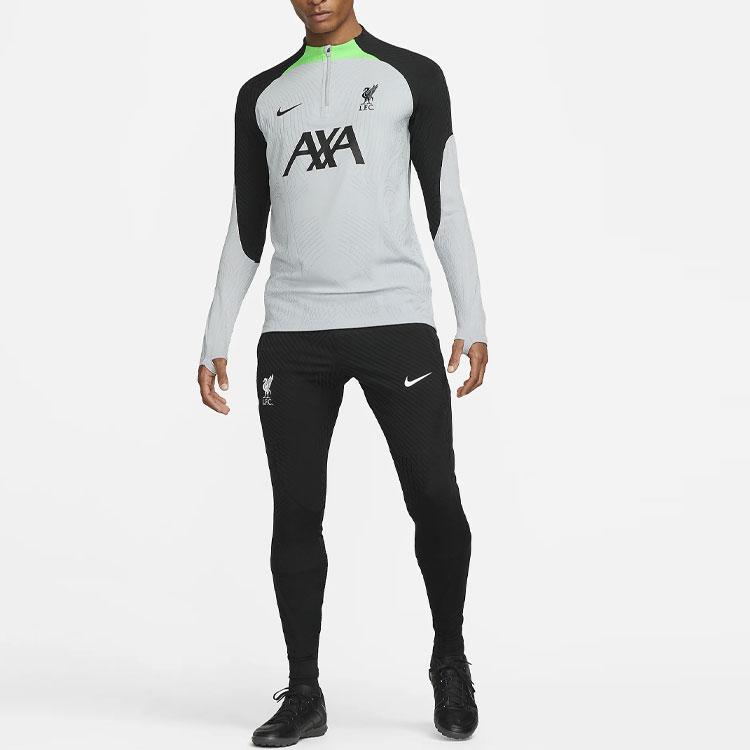 New Nike Liverpool F.C. Strike Elite Soccer Jersey Men's Wolf Gray DX2910-013