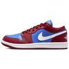Air 1 Low Deep Red Blue Женские кроссовки Pomegranate Medium-Blue White DC0774-604