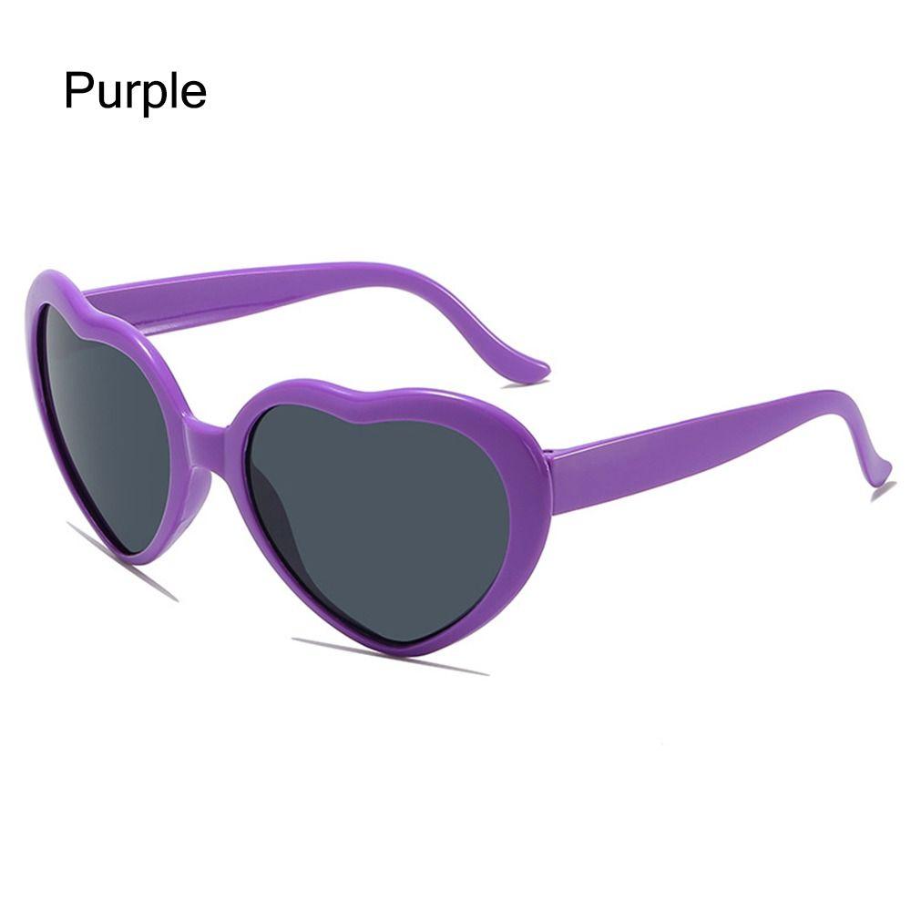 Cosplay Heart Sunglasses UV400 Protection Beach Shades Cute Party Glasses  for Women