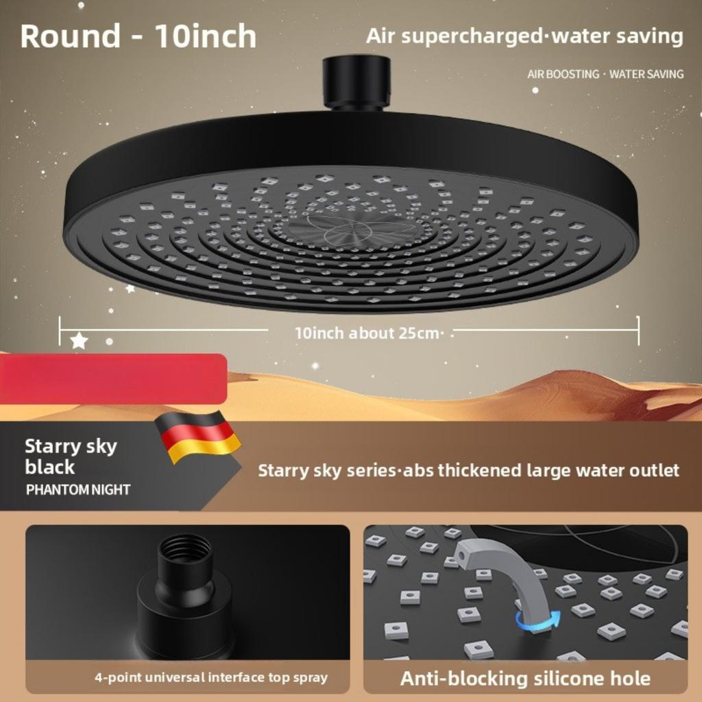 Верхний распылитель, душевая лейка с большим объемом воды под давлением, душевая лейка с одной головкой под давлением для душа, бытовая душевая лейка