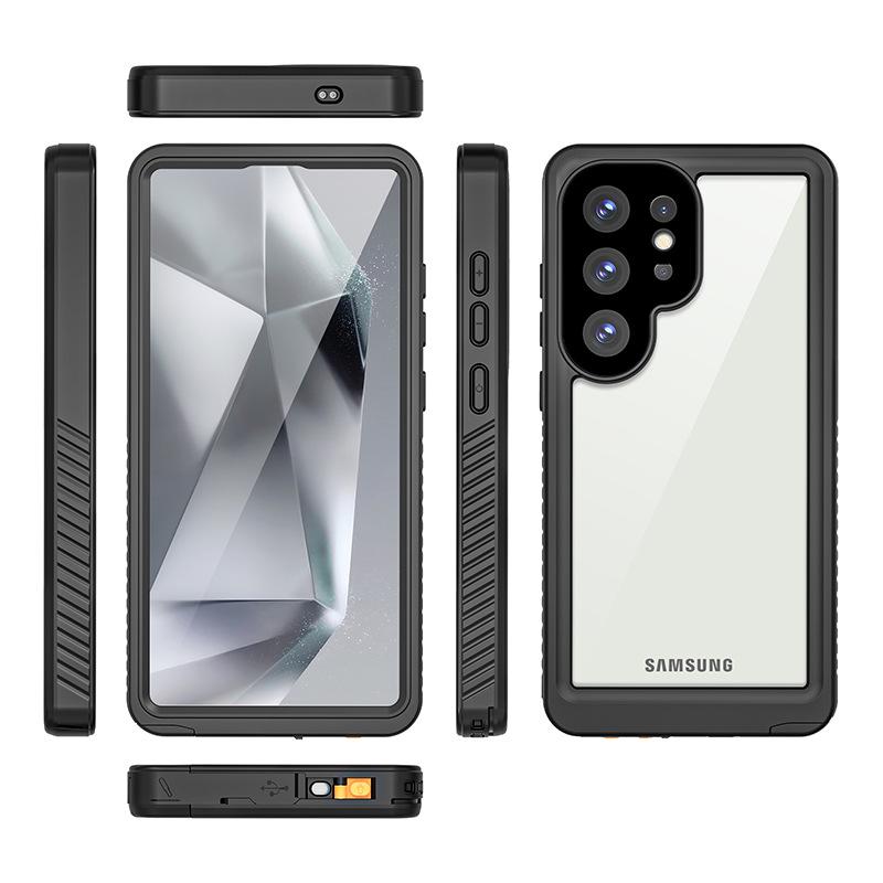 Водонепроницаемый чехол для Samsung Galaxy S25: Ультразащищенный, ударопрочный, герметичный чехол для S24, S23. Идеально для занятий спортом на открытом воздухе.
