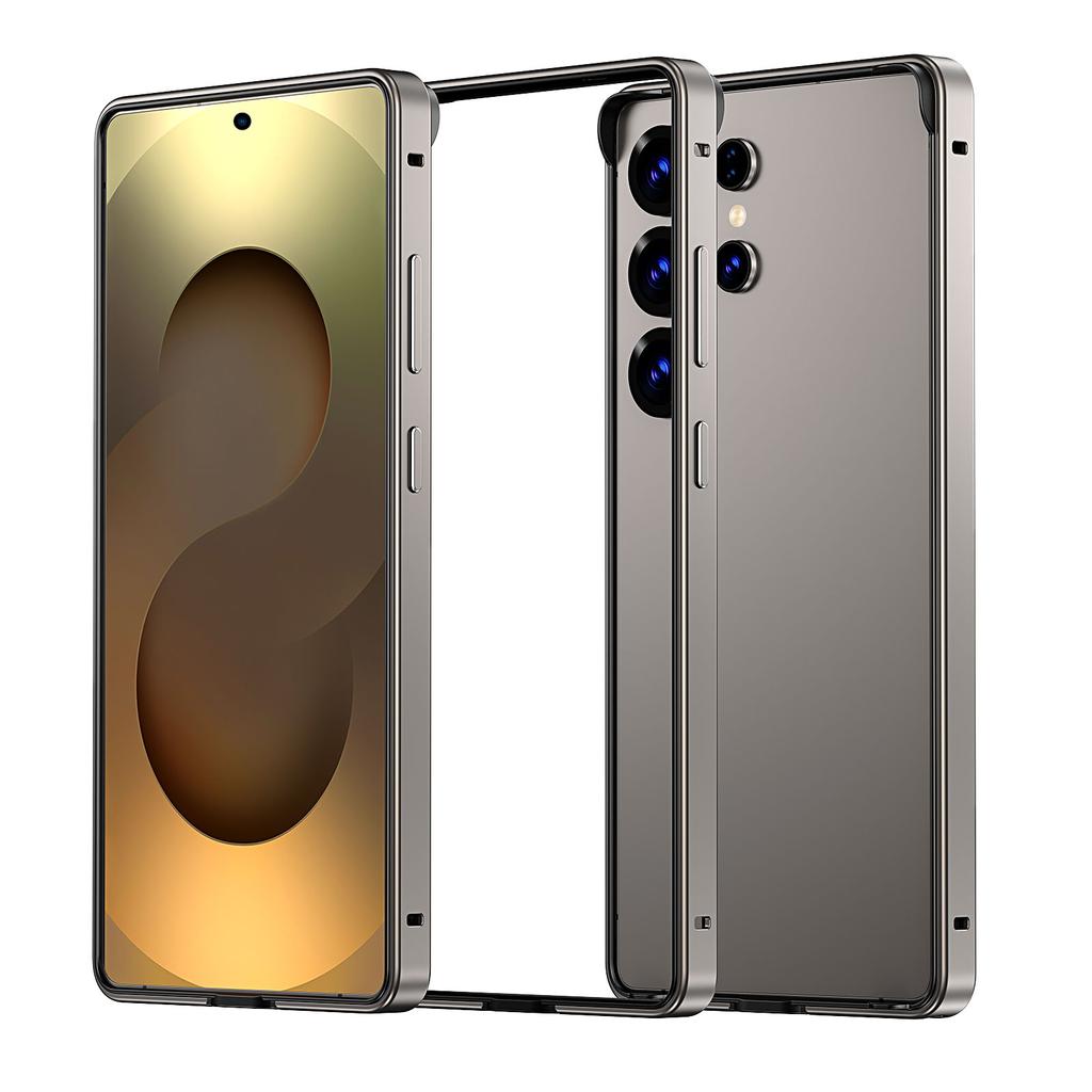 Металлический бампер Цвет Титановый Серый для Samsung Galaxy S26 Ultra S25 Plus S25Ultra S25 S24 S24Plus Защитная крышка Рамка для телефона Аксессуары