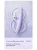 Jieshibang Master Series Thin Self-Retracting Vibrator - Fairy Purple Female Masturbator