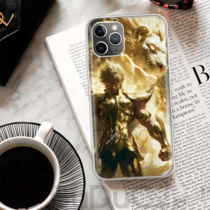 Крутой чехол Saint Seiya для iPhone 17 Air 16 16E 15 Pro Max 14 Plus 13 Mini Чехол для телефона 12 11 7 8 SE Индивидуальная печать Корпус 16 15
