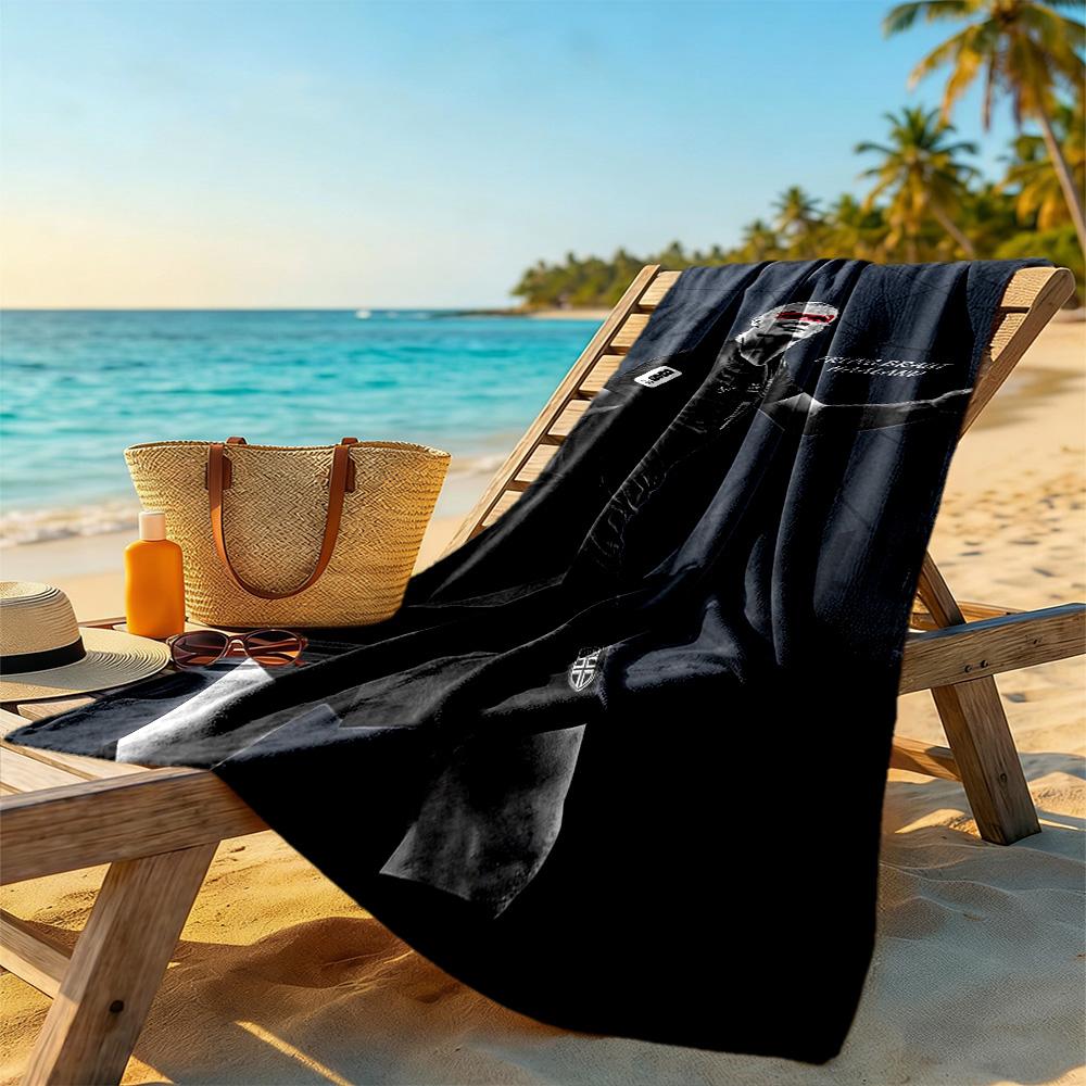 Haaland Beach Towel High Absorbency & Quick-Dry Comfortable Lightweight Portable for Swimming,Beach,Camping, Travel, Beach Accessories,Gym