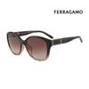 Salvatore Ferragamo Солнцезащитные очки SF2018SLBK 209 Круглые в роговой оправе Защита от УФ Женские Мужские