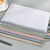 Transparent File Holder Zipper Bag with Handle PVC Waterproof Large Capacity Document Storage Bag Office Supplies