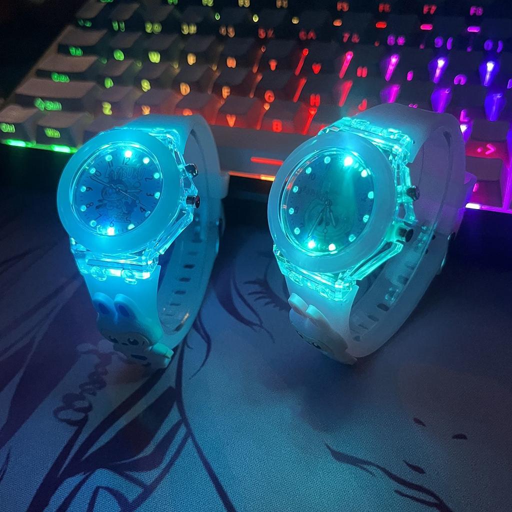 Children's Cute Doll, Cool Luminous Pointer Quartz Watch