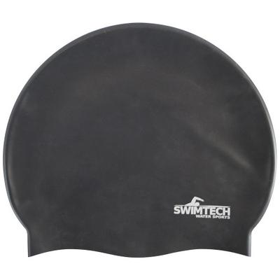 SwimTech Силиконовая шапочка для плавания унисекс для взрослых