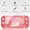 Съемный двухслойный защитный чехол для Nintendo Switch Lite с закаленной пленкой для экрана и 4 клавишами под большой палец
