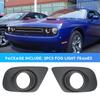 2x Черная накладка на переднюю противотуманную фару для 2011-2018 Dodge Journey 68088686AA 68088686AB