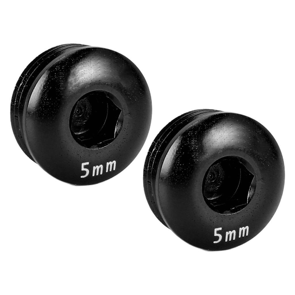 Крышка винта педали велосипеда Алюминиевый сплав Резьба M14 5 мм Крышка винта педали для горного велосипеда Цвет Ti