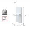 Yamazaki Magnetic Bathroom Dispenser White of 4867 X 2 Holder, Tower, (Set 2)
