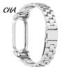 Flexible Adjustment Watch Loop Stainless Steel Strap for Fitbit Air Band, Adjustable Replacement Magnetic Arm Band Bands, Breathable Anti-Sweat Metal