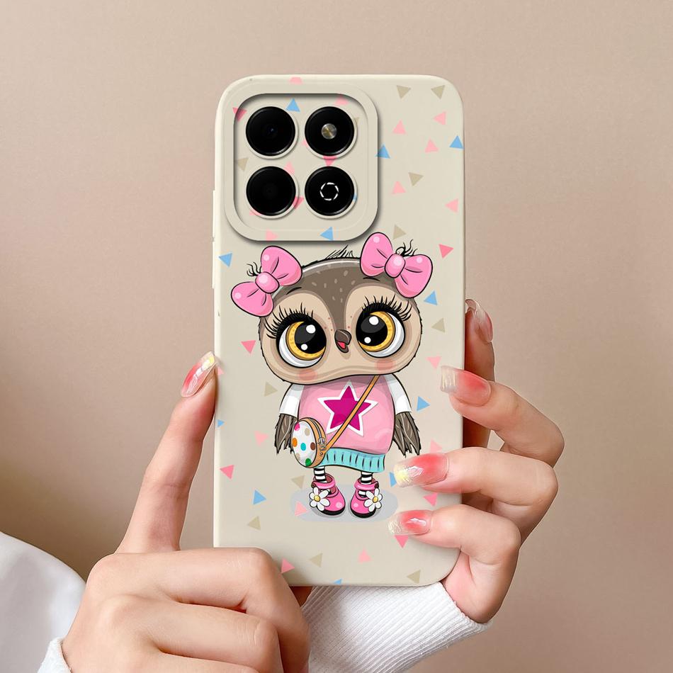 Модный Чехол Для Honor X6B Чехол Мягкий Жидкий Силикон Защита Камеры Противоударный Конфетный Задний Чехол для Телефона Модель JDY-LX1 LX2 Funda