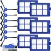 Запасные части для робота-пылесоса EATBALE, аксессуары для Eufy RoboVac X8 Hybrid 6 x Side 6 x HEPA 1 x Cleaning 1 x Washable and Multiuse Series,