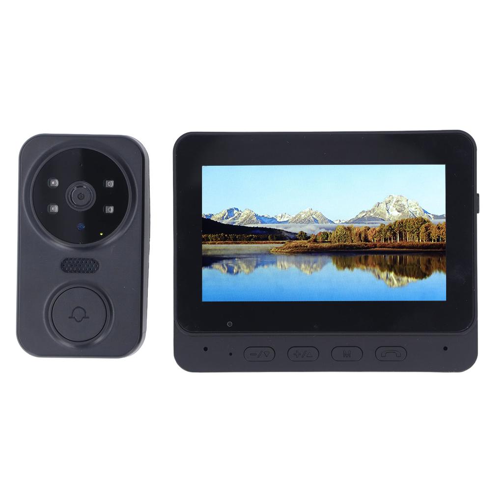 4.3-дюймовый экран беспроводной видеодомофон система угол обзора 70° 2-сторонняя связь ночное видение видео